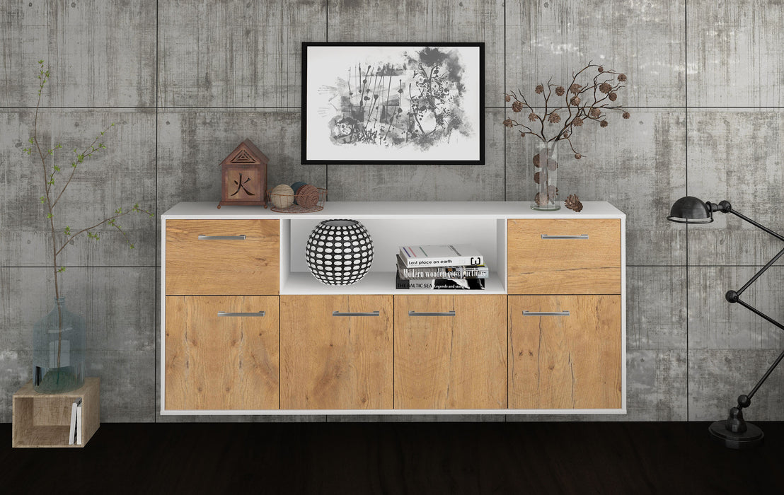 Sideboard West Valley City, Eiche Front (180x79x35cm) - Dekati GmbH