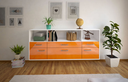Sideboard Cary, Orange Front (180x79x35cm) - Dekati GmbH
