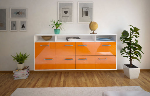 Sideboard Concord, Orange Front (180x79x35cm) - Dekati GmbH