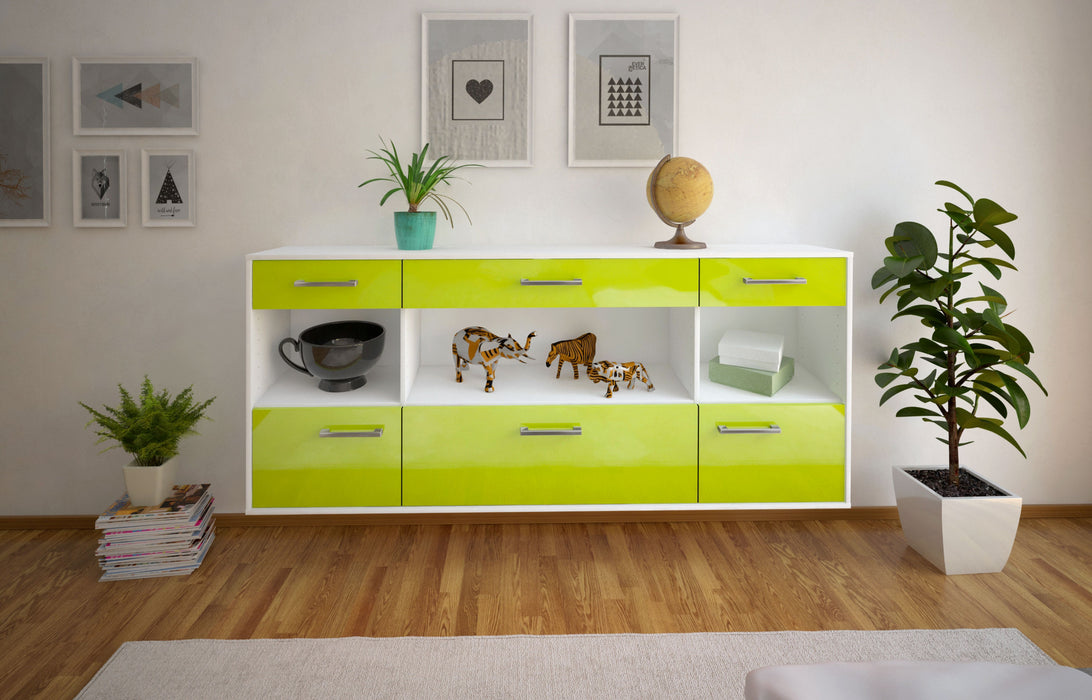 Sideboard Clarksville, Gruen Front (180x79x35cm) - Dekati GmbH