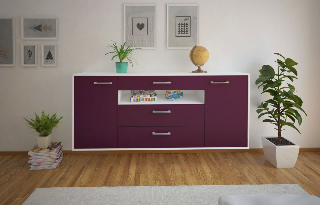 Sideboard Vallejo, Lila Front (180x79x35cm) - Dekati GmbH