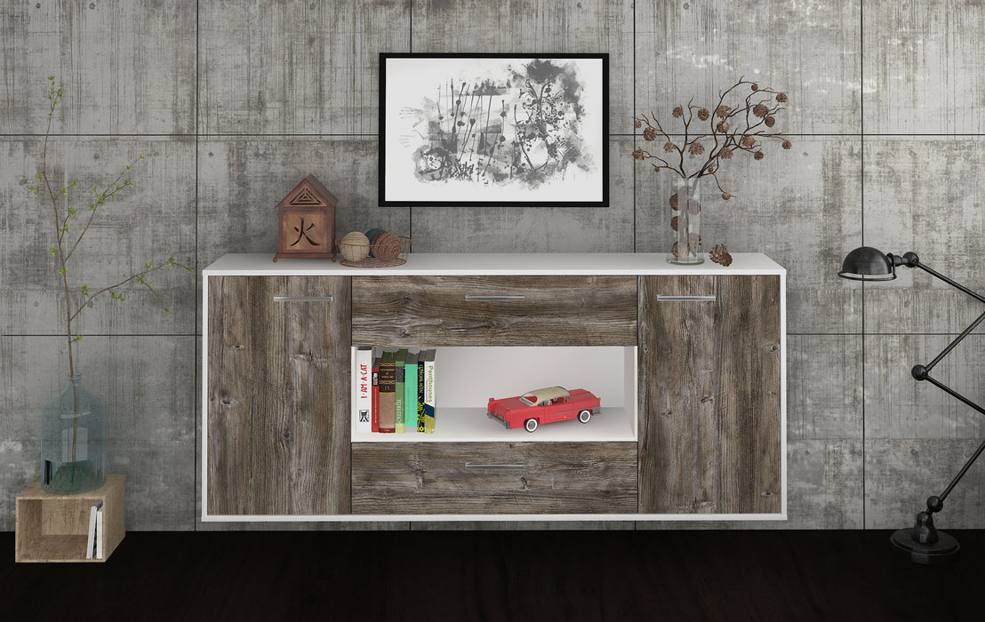 Sideboard Denton, Treibholz Front (180x79x35cm) - Dekati GmbH