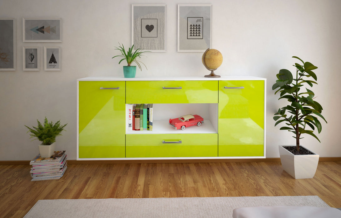 Sideboard Denton, Gruen Front (180x79x35cm) - Dekati GmbH