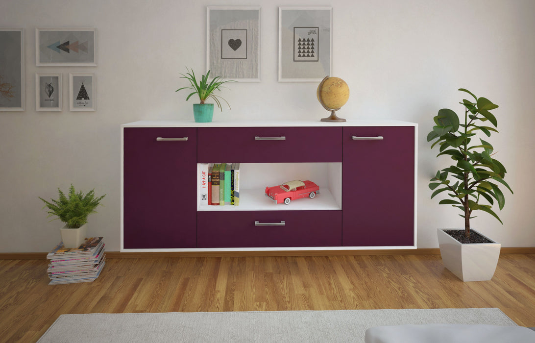 Sideboard Denton, Lila Front (180x79x35cm) - Dekati GmbH