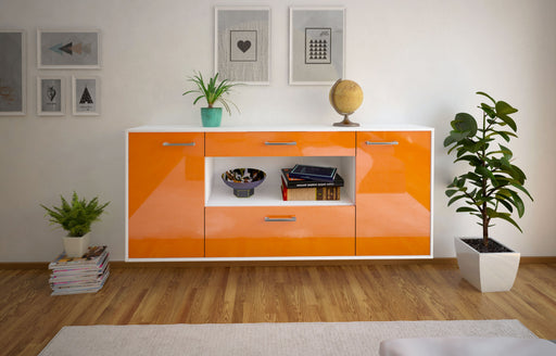 Sideboard Ann Arbor, Orange Front (180x79x35cm) - Dekati GmbH