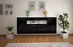 Sideboard Lansing, Schwarz Front (180x79x35cm) - Dekati GmbH