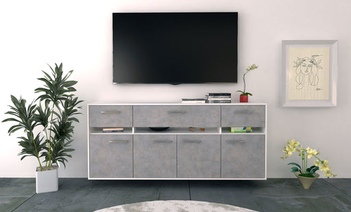 Sideboard Gainesville, Beton Front (180x79x35cm) - Dekati GmbH