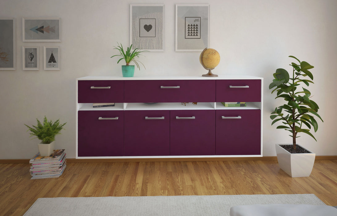 Sideboard Gainesville, Lila Front (180x79x35cm) - Dekati GmbH