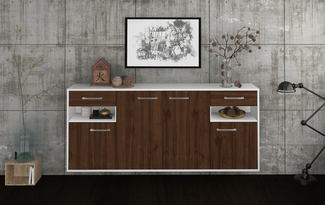 Sideboard Killeen, Walnuss Front (180x79x35cm) - Dekati GmbH