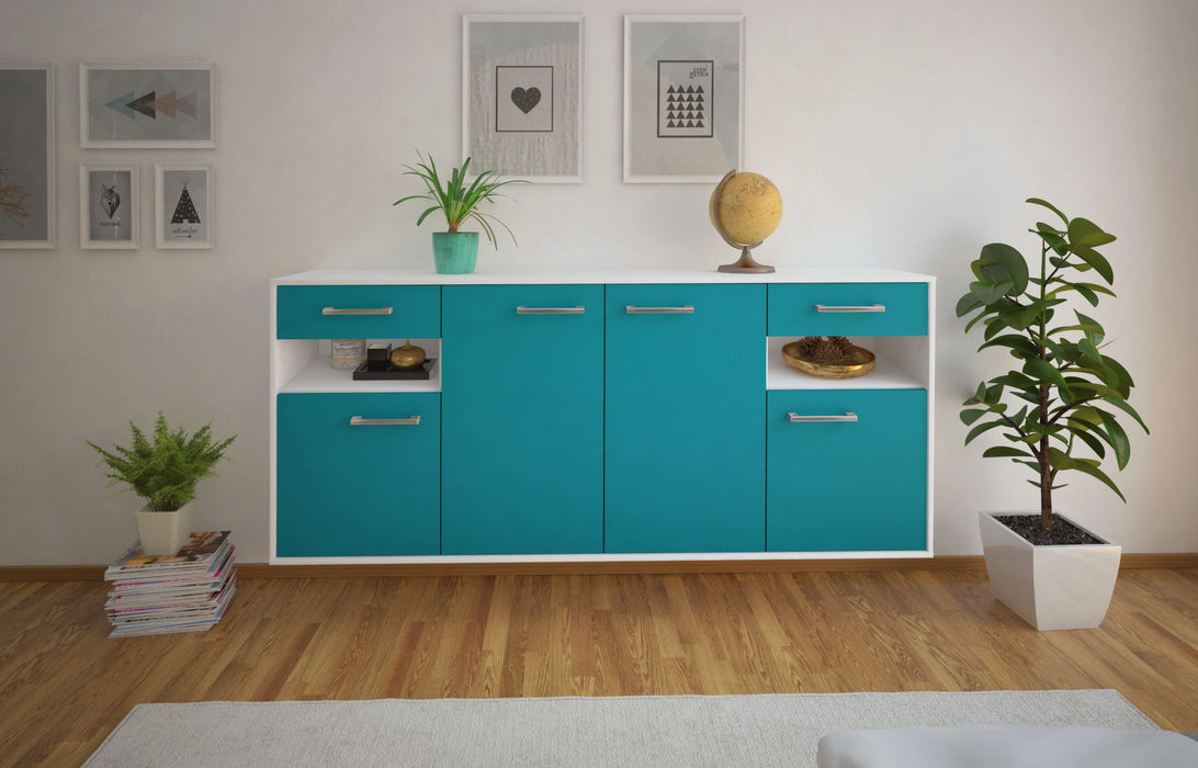 Sideboard Killeen, Tuerkis Front (180x79x35cm) - Dekati GmbH