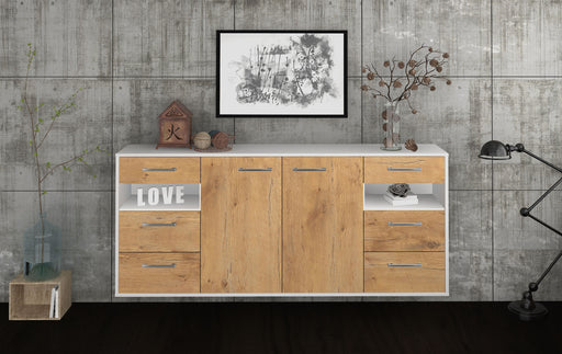 Sideboard Thornton, Eiche Front (180x79x35cm) - Dekati GmbH