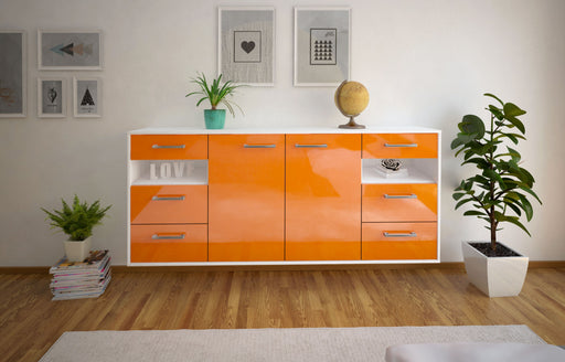 Sideboard Thornton, Orange Front (180x79x35cm) - Dekati GmbH