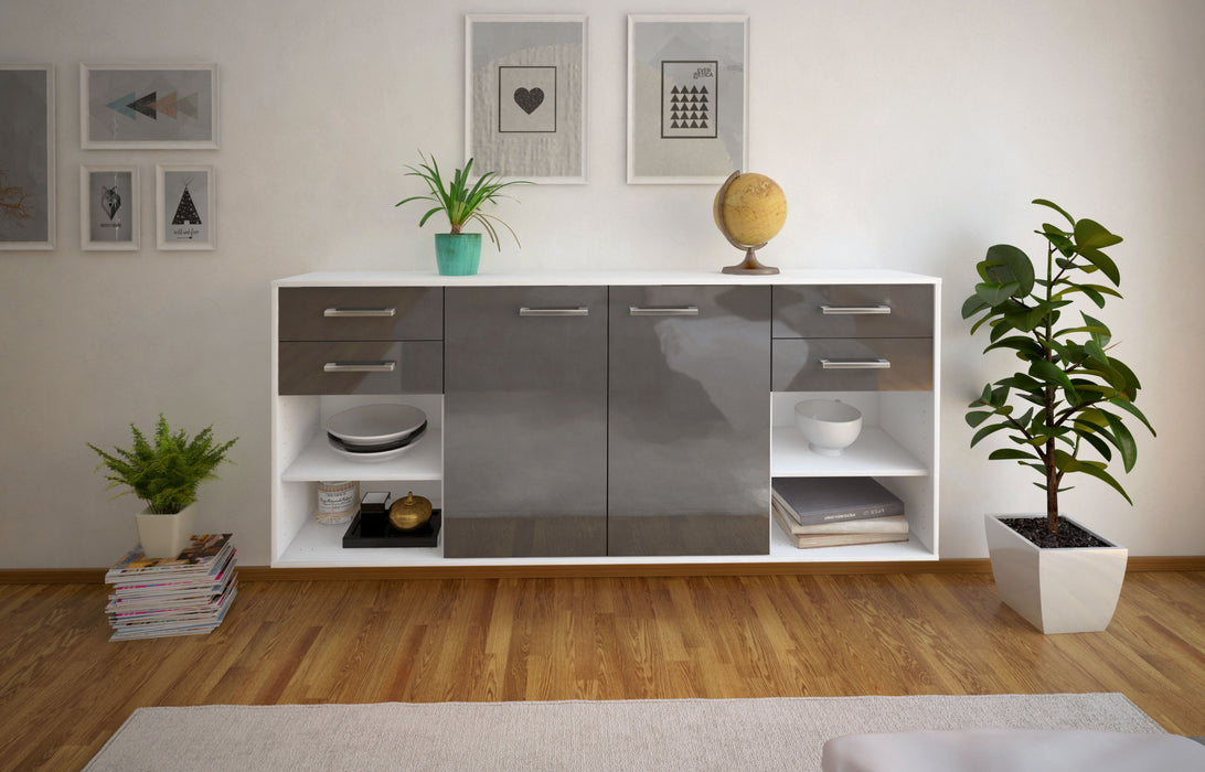 Sideboard Independence, Grau Front (180x79x35cm) - Dekati GmbH