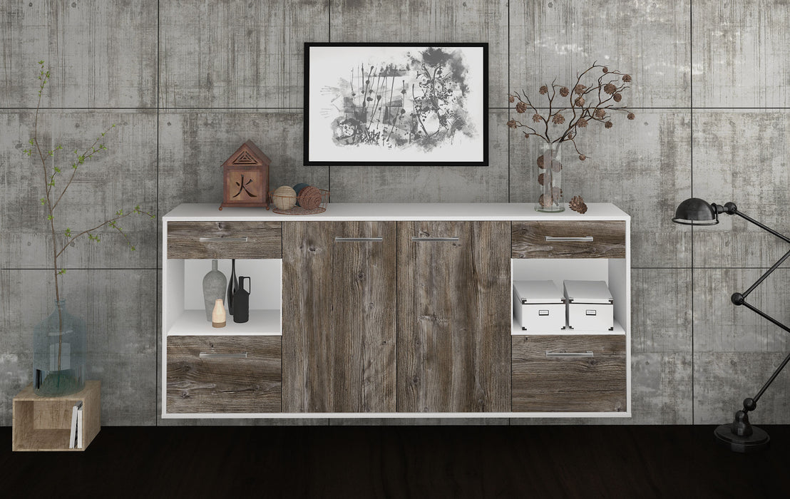 Sideboard Charleston, Treibholz Front (180x79x35cm) - Dekati GmbH