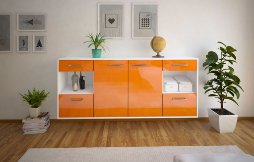Sideboard Charleston, Orange Front (180x79x35cm) - Dekati GmbH