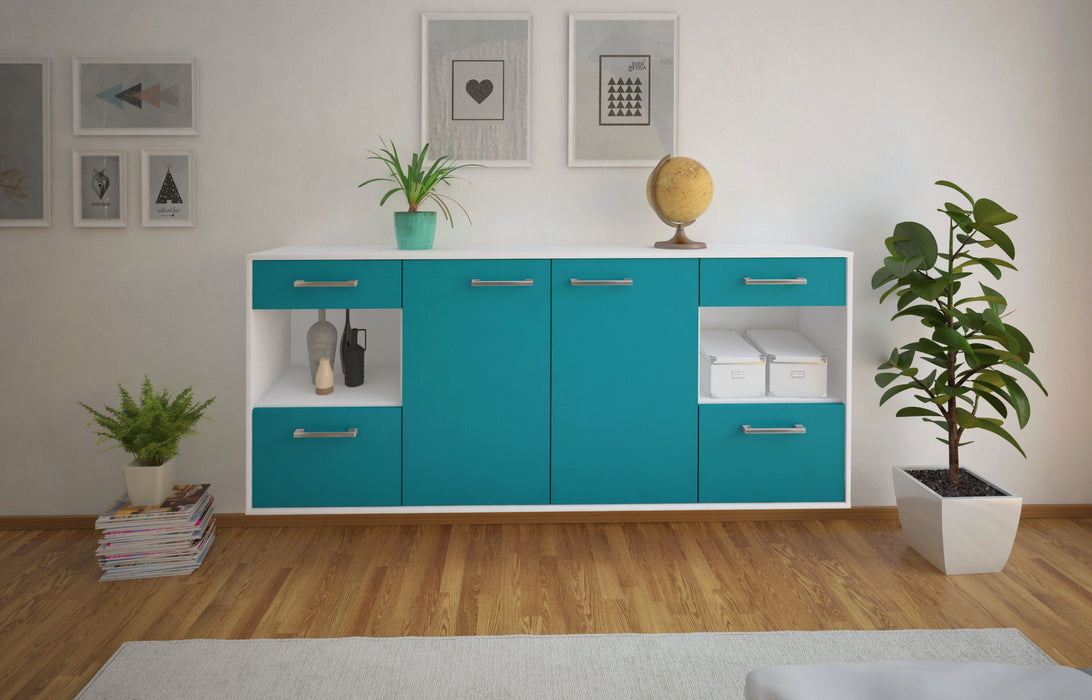 Sideboard Charleston, Tuerkis Front (180x79x35cm) - Dekati GmbH