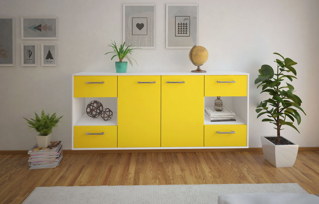 Sideboard Santa Clara, Gelb Front (180x79x35cm) - Dekati GmbH