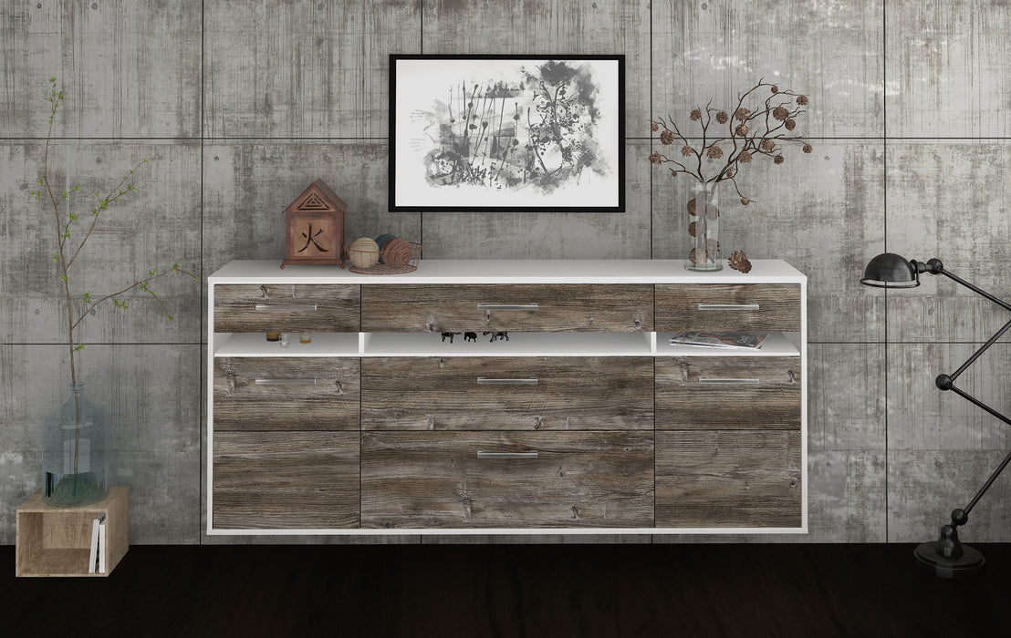 Sideboard Manchester, Treibholz Front (180x79x35cm) - Dekati GmbH