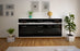 Sideboard Manchester, Schwarz Front (180x79x35cm) - Dekati GmbH