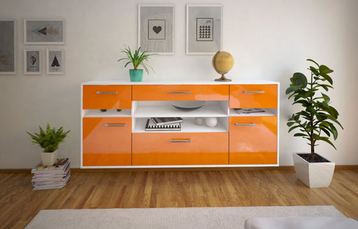 Sideboard Miramar, Orange Front (180x79x35cm) - Dekati GmbH