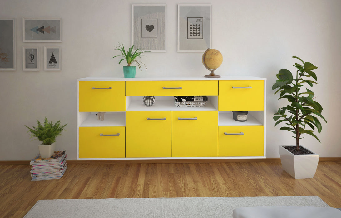 Sideboard Downey, Gelb Front (180x79x35cm) - Dekati GmbH