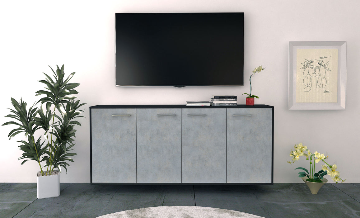 Sideboard Lakewood, Beton Front (180x79x35cm) - Stil.Zeit Möbel GmbH