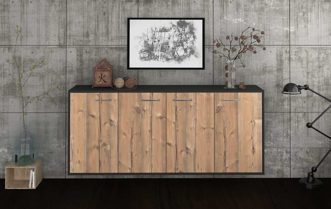 Sideboard Lakewood, Pinie Front (180x79x35cm) - Stil.Zeit Möbel GmbH