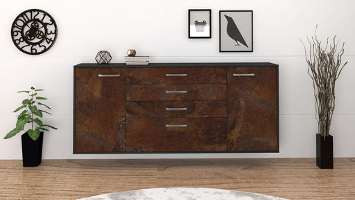 Sideboard Alexandria, Rost Front (180x79x35cm) - Stil.Zeit Möbel GmbH