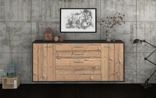 Sideboard Alexandria, Pinie Front (180x79x35cm) - Stil.Zeit Möbel GmbH