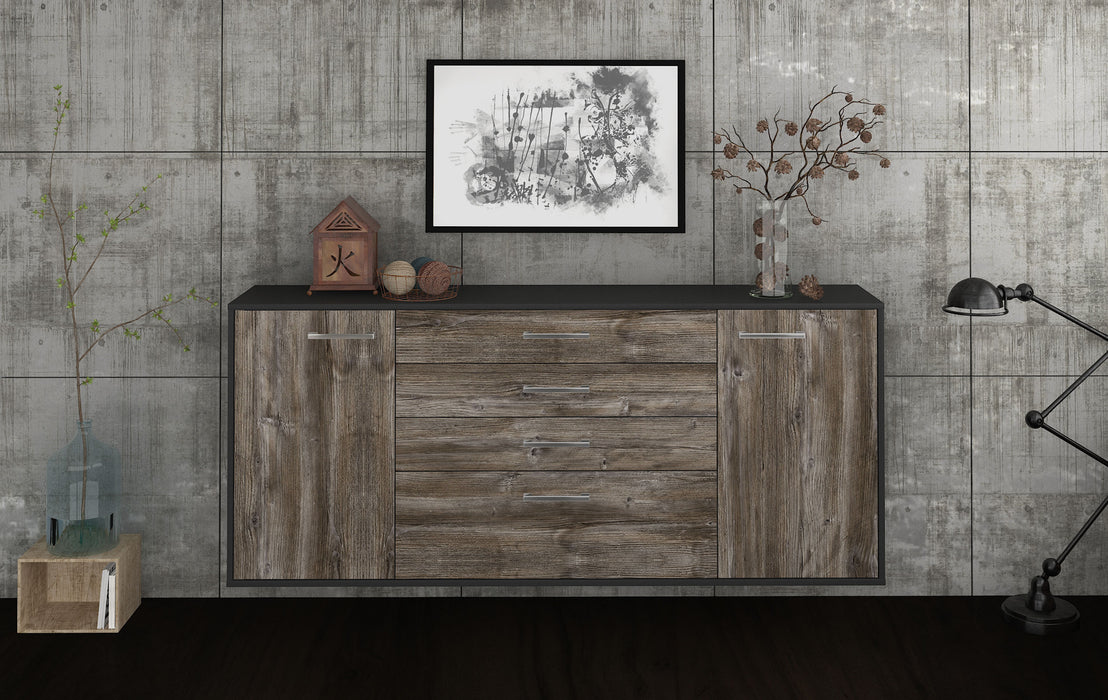 Sideboard Alexandria, Treibholz Front (180x79x35cm) - Stil.Zeit Möbel GmbH