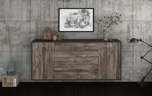 Sideboard Alexandria, Treibholz Front (180x79x35cm) - Stil.Zeit Möbel GmbH