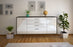 Sideboard Alexandria, Weiß Front (180x79x35cm) - Stil.Zeit Möbel GmbH