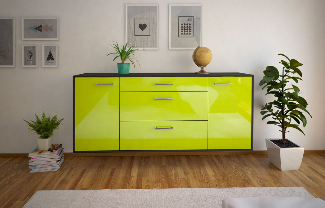 Sideboard Syracuse, Gruen Front (180x79x35cm) - Stil.Zeit Möbel GmbH