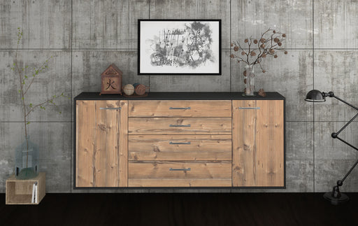 Sideboard Bridgeport, Pinie Front (180x79x35cm) - Stil.Zeit Möbel GmbH