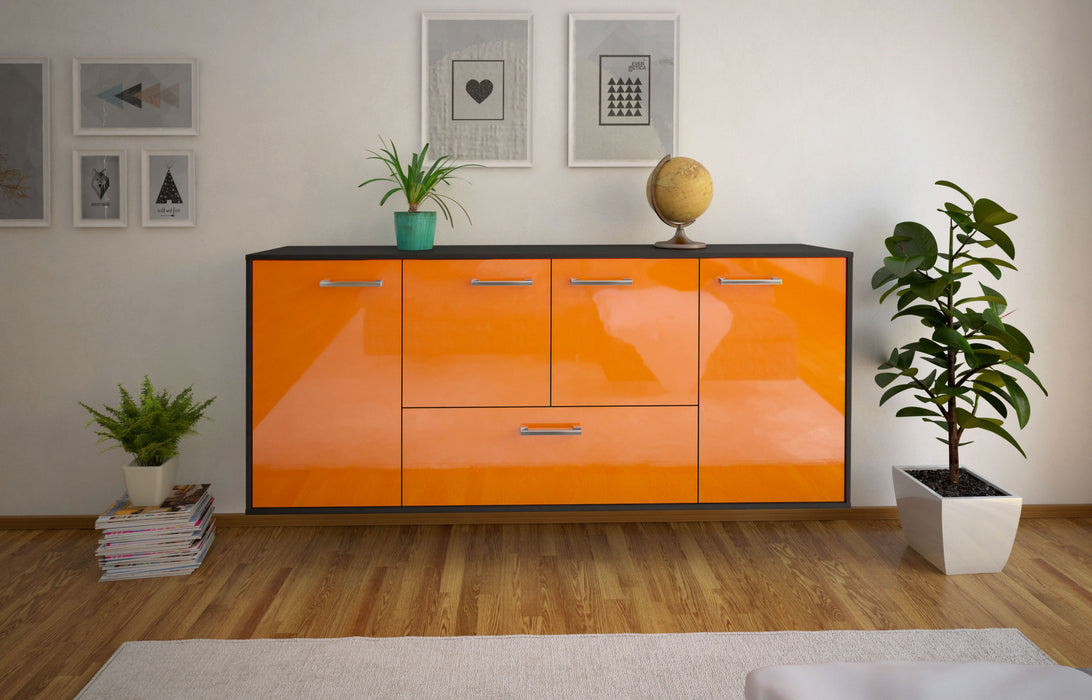 Sideboard Escondido, Orange Front (180x79x35cm) - Stil.Zeit Möbel GmbH