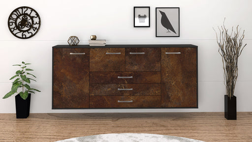 Sideboard Metairie, Rost Front (180x79x35cm) - Stil.Zeit Möbel GmbH