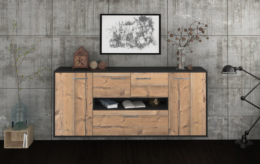 Sideboard Warren, Pinie Front (180x79x35cm) - Stil.Zeit Möbel GmbH