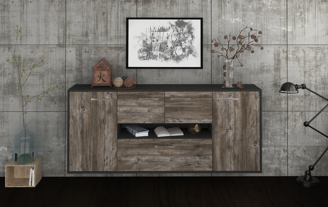 Sideboard Warren, Treibholz Front (180x79x35cm) - Stil.Zeit Möbel GmbH