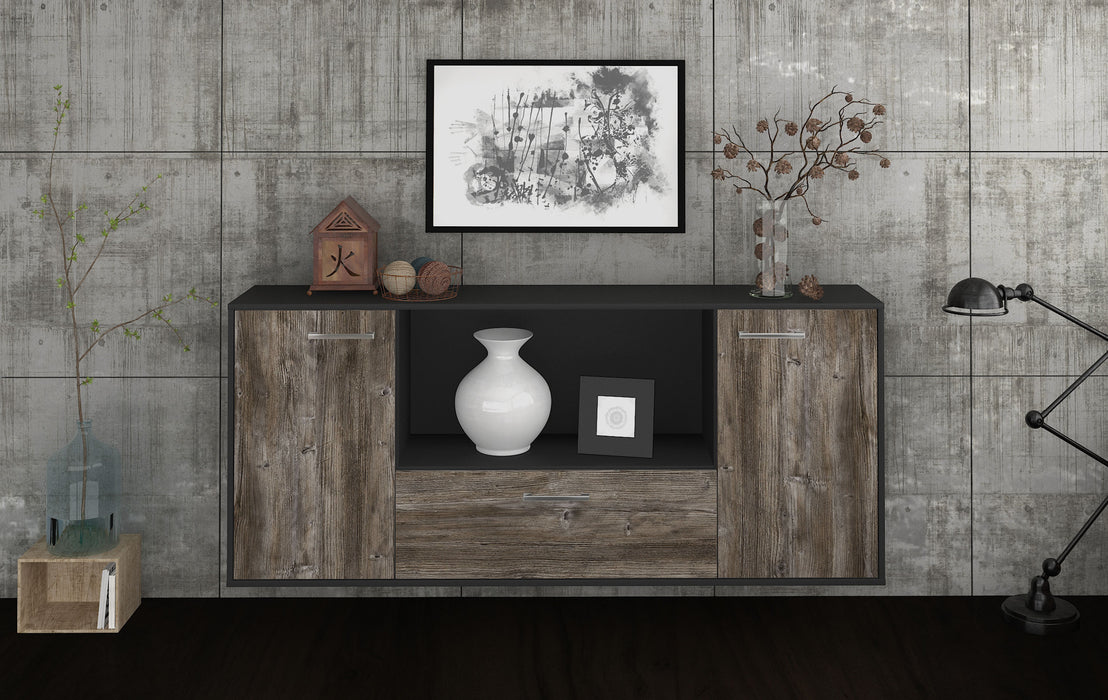 Sideboard Fort Collins, Treibholz Front (180x79x35cm) - Stil.Zeit Möbel GmbH