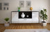 Sideboard Fort Collins, Weiß Front (180x79x35cm) - Stil.Zeit Möbel GmbH