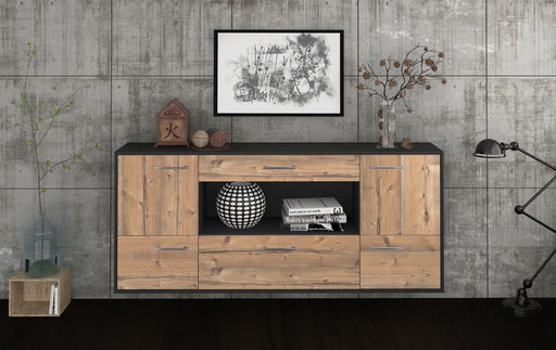 Sideboard East Los Angeles, Pinie Front (180x79x35cm) - Stil.Zeit Möbel GmbH