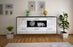 Sideboard East Los Angeles, Weiß Front (180x79x35cm) - Stil.Zeit Möbel GmbH