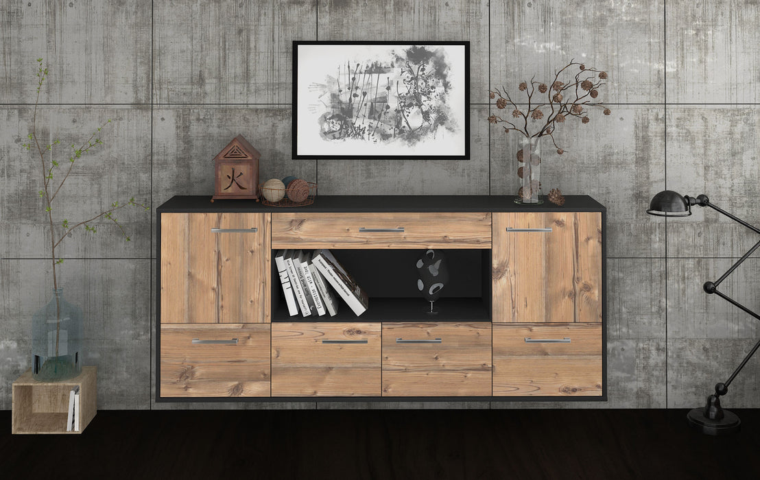 Sideboard Fullerton, Pinie Front (180x79x35cm) - Stil.Zeit Möbel GmbH