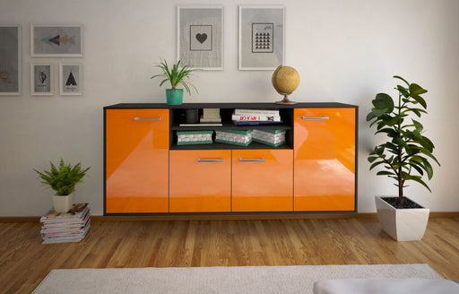 Sideboard Mesquite, Orange Front (180x79x35cm) - Stil.Zeit Möbel GmbH