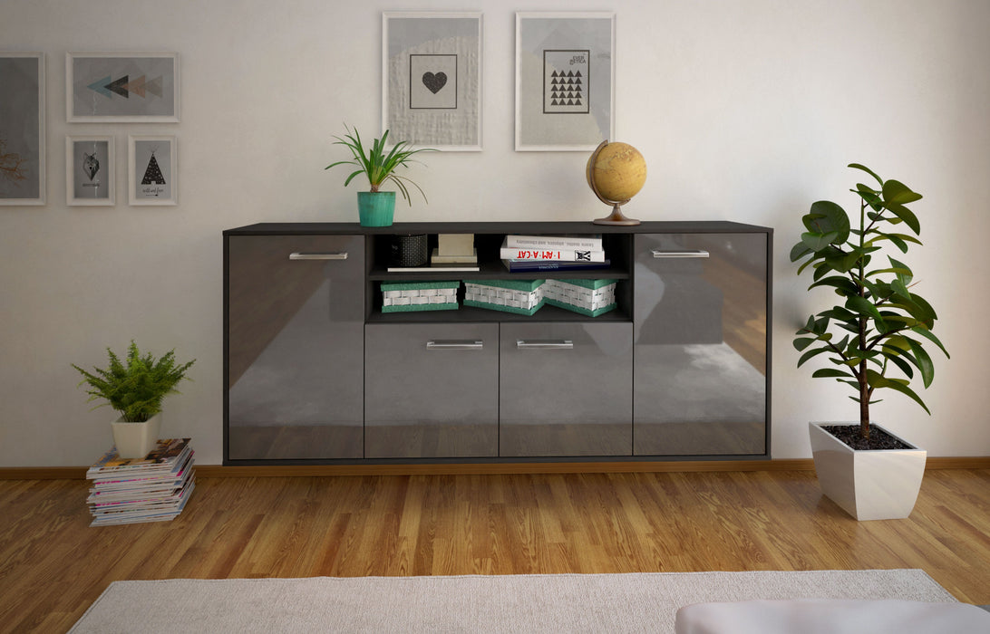 Sideboard Mesquite, Grau Front (180x79x35cm) - Stil.Zeit Möbel GmbH