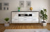 Sideboard Savannah, Weiß Front (180x79x35cm) - Stil.Zeit Möbel GmbH