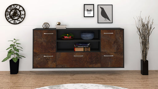 Sideboard Sterling Heights, Rost Front (180x79x35cm) - Stil.Zeit Möbel GmbH