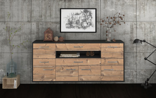 Sideboard Coral Springs, Pinie Front (180x79x35cm) - Stil.Zeit Möbel GmbH