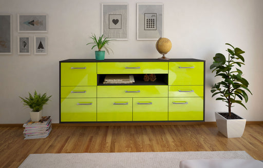 Sideboard Coral Springs, Gruen Front (180x79x35cm) - Stil.Zeit Möbel GmbH