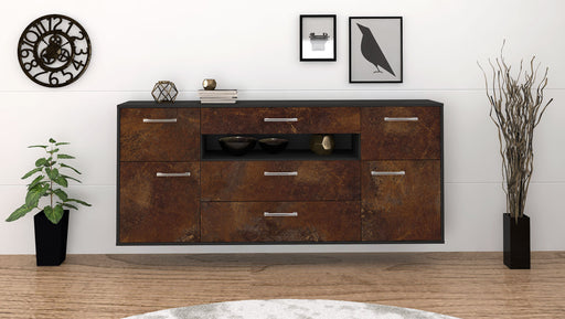 Sideboard Elizabeth, Rost Front (180x79x35cm) - Stil.Zeit Möbel GmbH